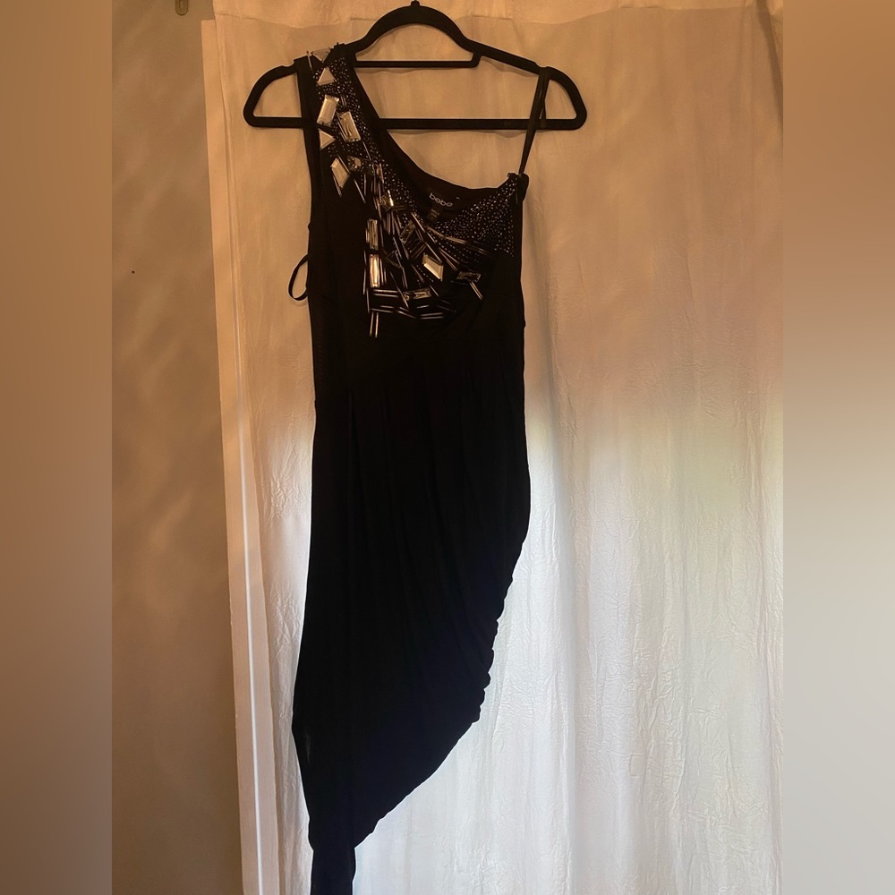 Black bebe semi formal dress size small